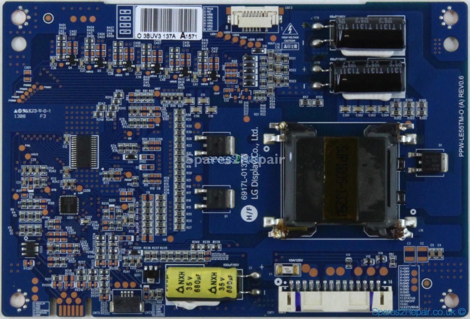 Panasonic TX-L55ET60B - LED Driver Board - 6917L-0137A - PPW-LE55TM-O (A) REV0.6