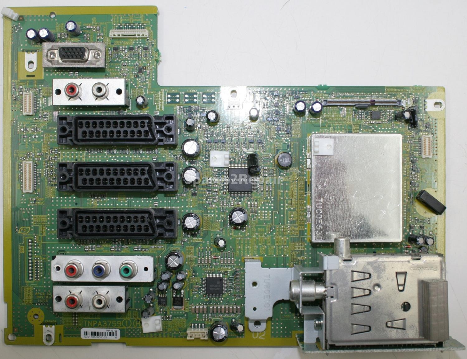 Panasonic TH-42PX600B - AV Inputs - TNPA3759