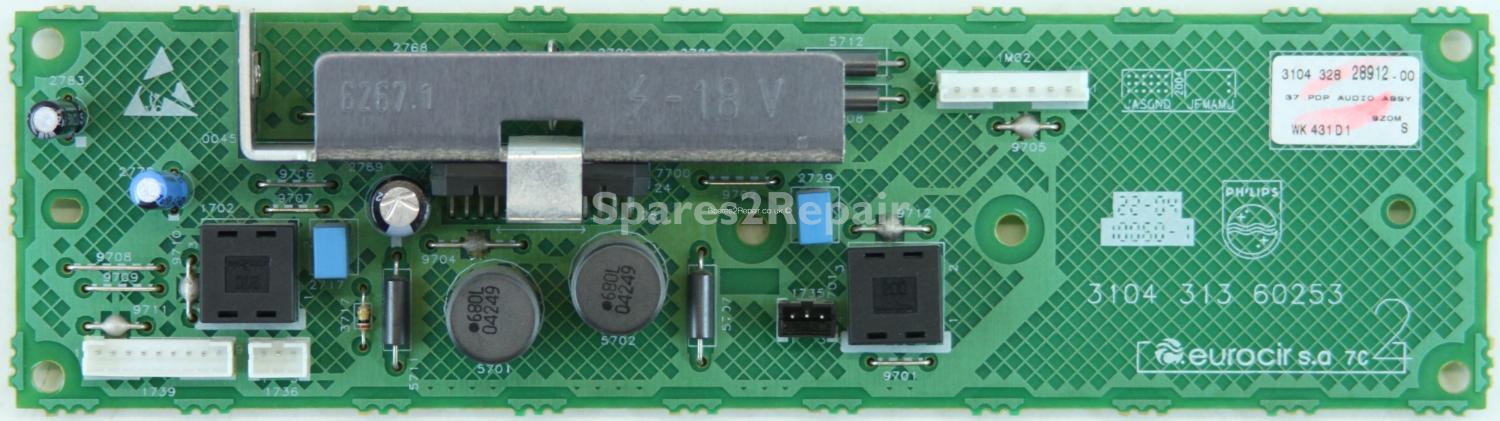 Philips 37PF9975/12 - PDP Audio - 3104 313 60253 - 3104 328 2812-00 S - WK 431D1