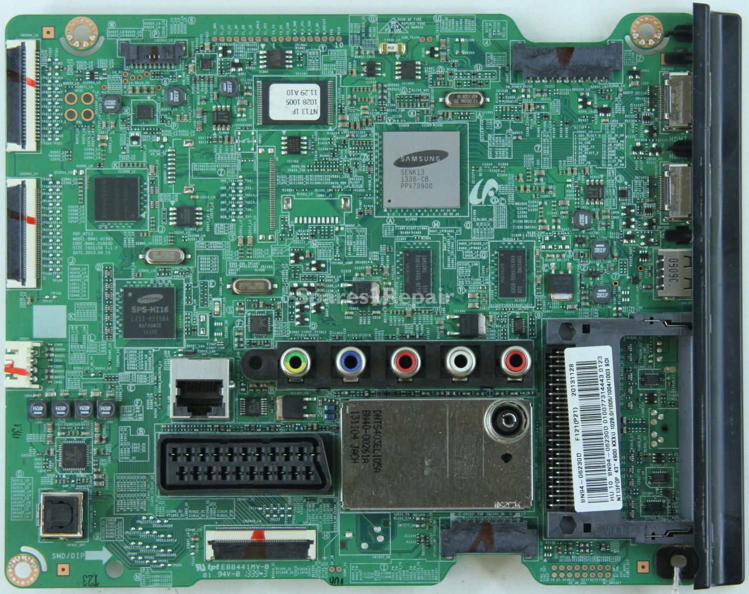 Samsung PS43F4900 - Main AV - BN94-06230D - BN41-01963D - PDP_NT13