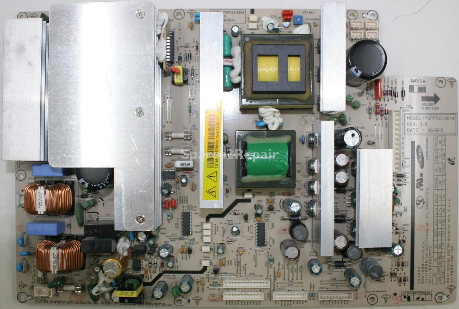 Samsung HP-S5053 - PSU - PSPF501A01A - Rev 1.0 - 060615 - BN96-03735A