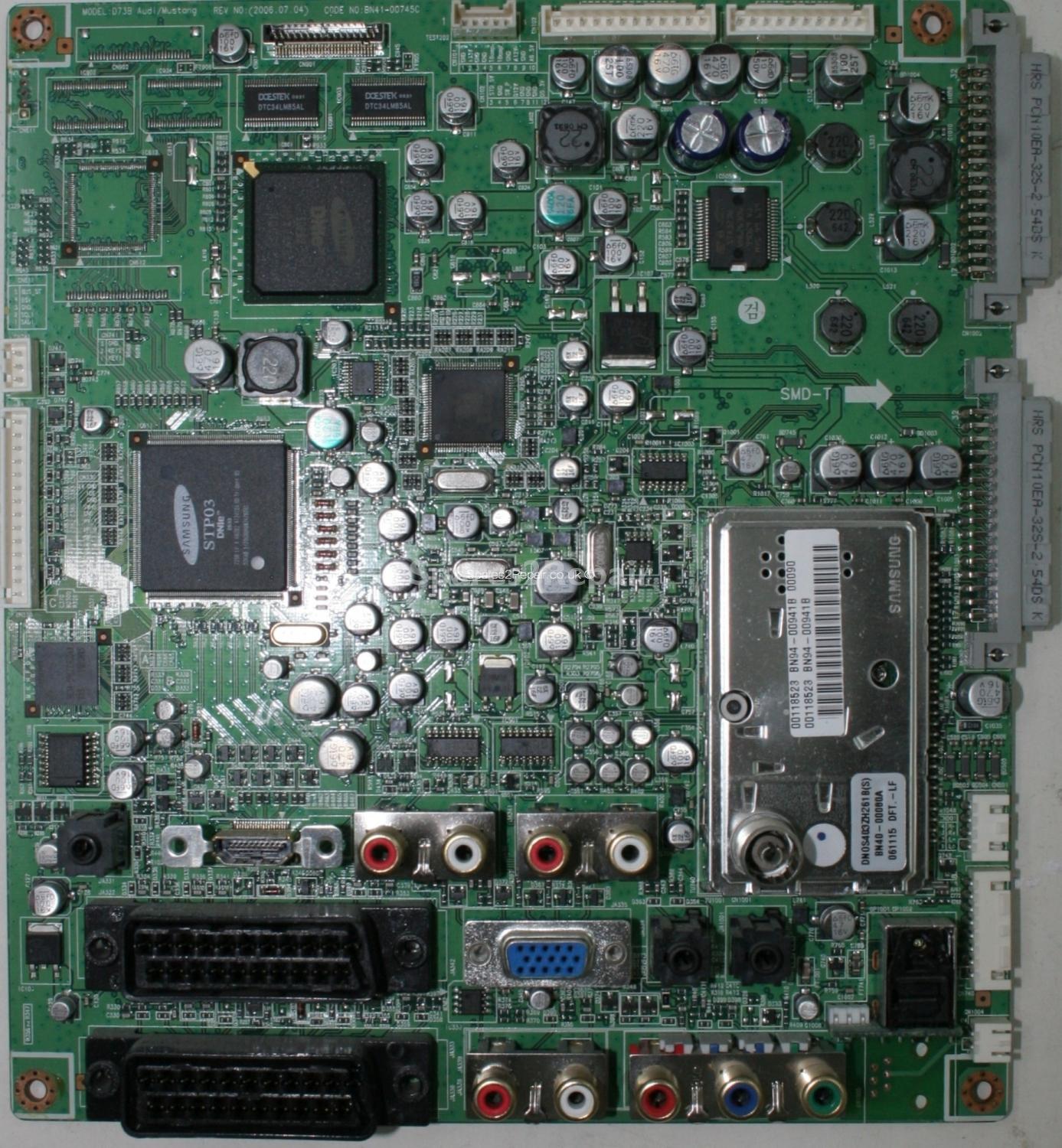 Samsung PS-42C7HD - Main AV - BN94-00941B - BN41-00745C - D73B AUDI/MUSTANG