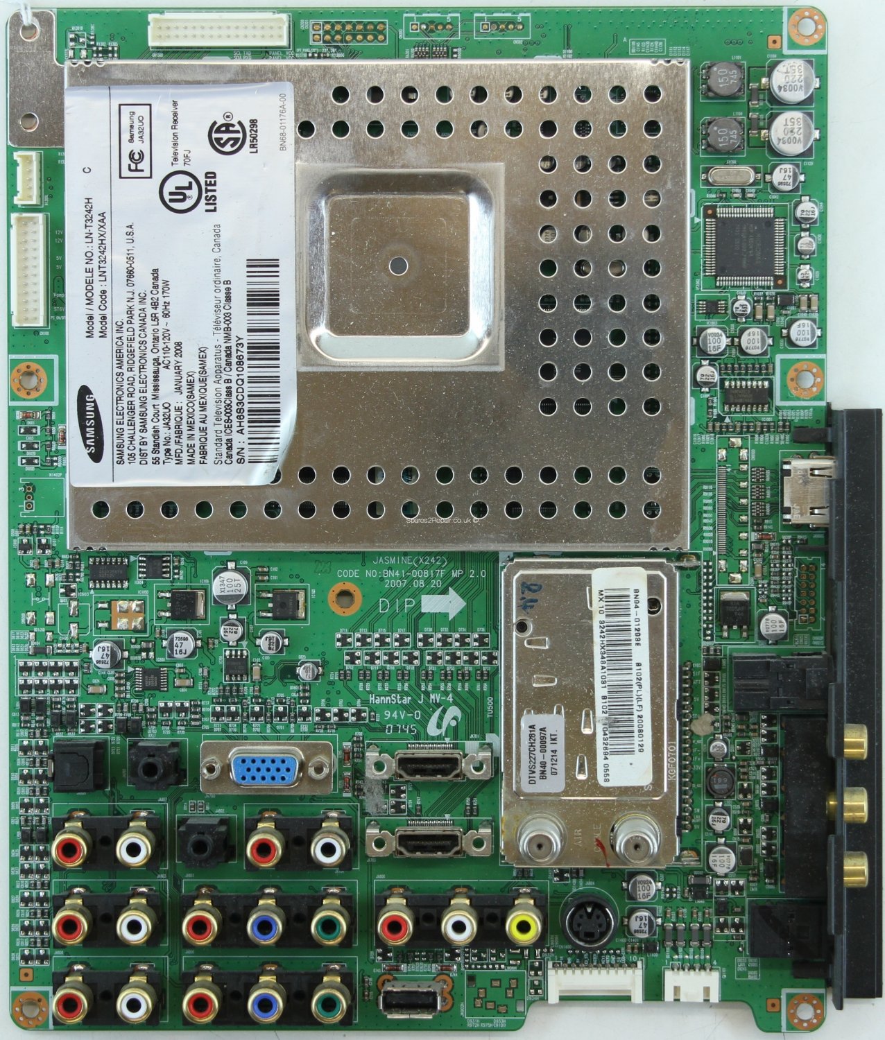 Samsung LN-T3242H - Main AV - JASMINE(X242) - BN41-00817F - BN94-01293E