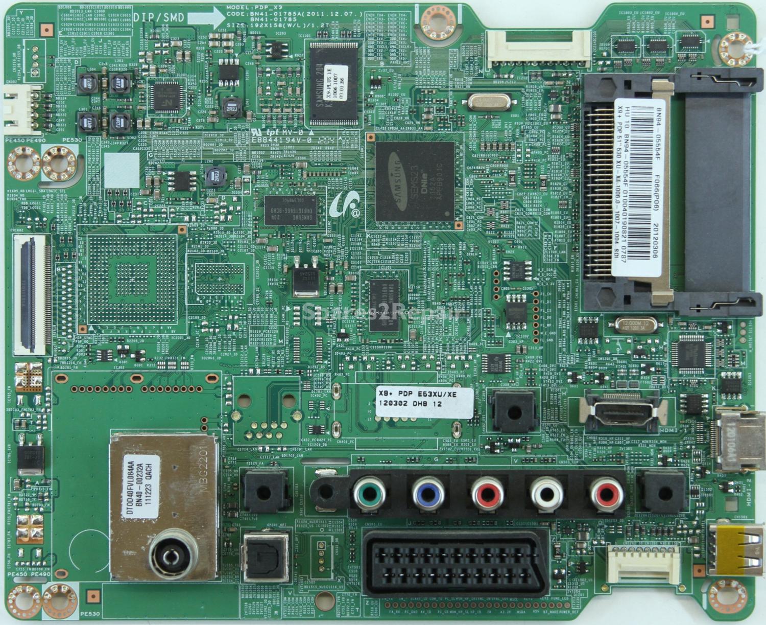 Samsung PS51E530 - Main AV - BN94-05554F - BN41-01785A - PDP_X3