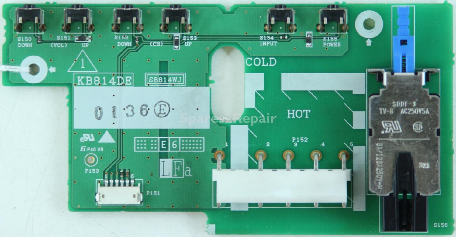 Sharp LC-37HV4U - Buttons - SB814WJ - KB814DE