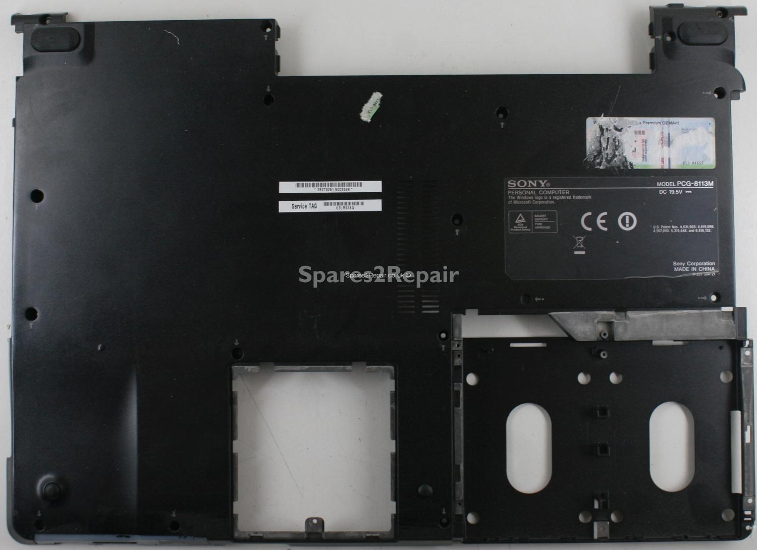 Sony Vaio PCG-8113M - Bottom Base - 3-209-470-001